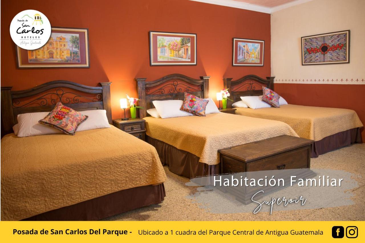 Posada De San Carlos Del Parque Антигуа-Гватемала Экстерьер фото
