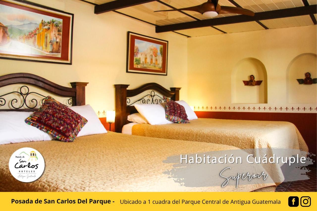 Posada De San Carlos Del Parque Антигуа-Гватемала Экстерьер фото