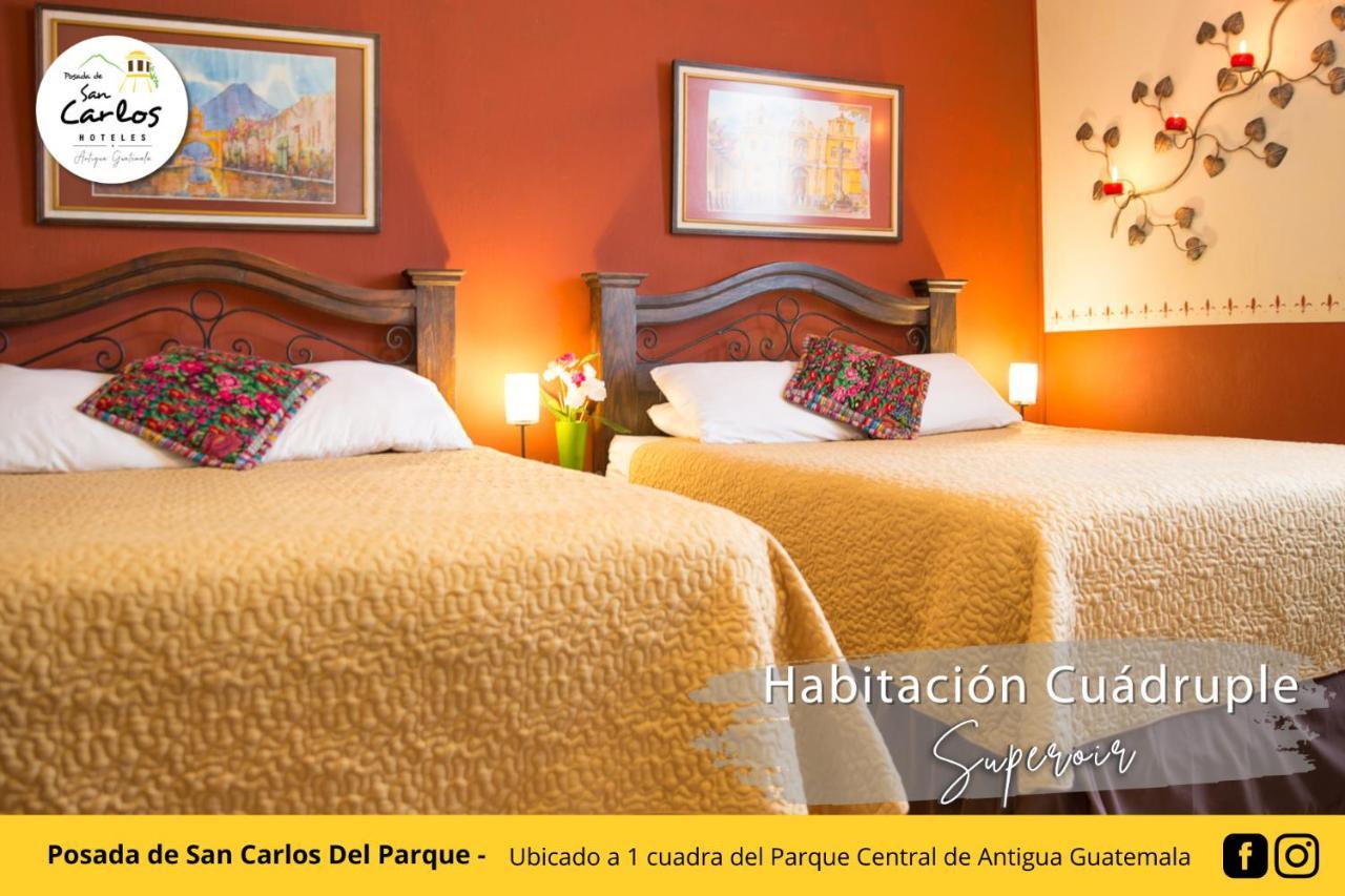 Posada De San Carlos Del Parque Антигуа-Гватемала Экстерьер фото