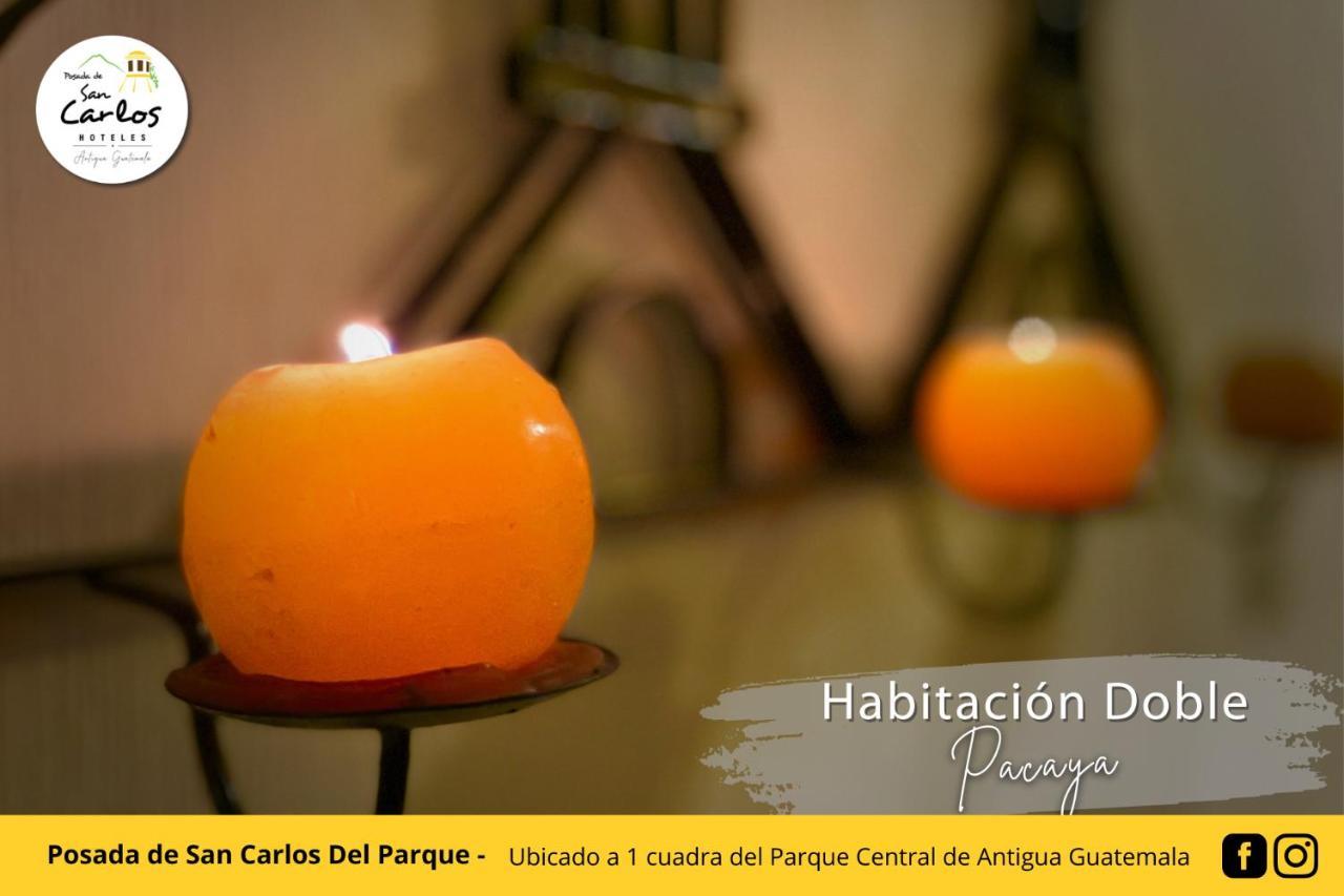Posada De San Carlos Del Parque Антигуа-Гватемала Экстерьер фото