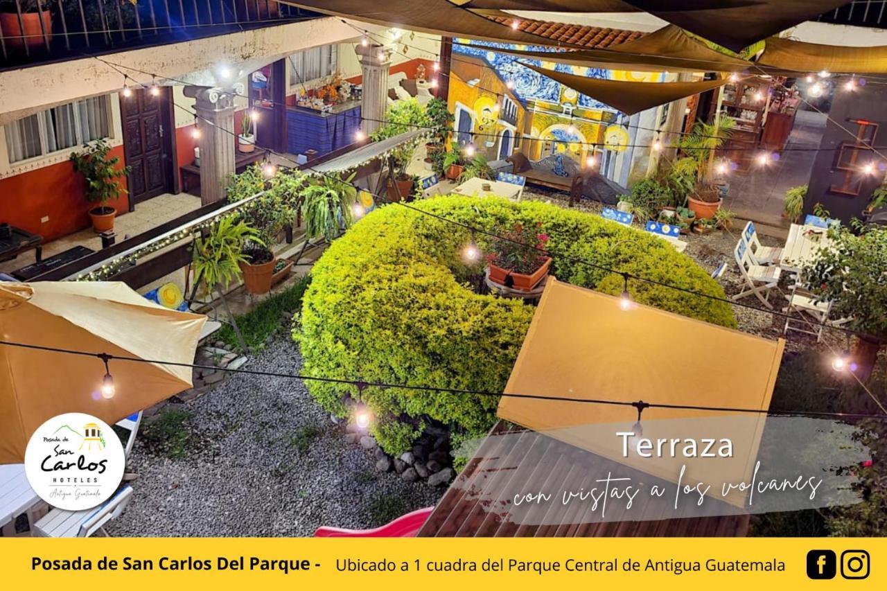 Posada De San Carlos Del Parque Антигуа-Гватемала Экстерьер фото