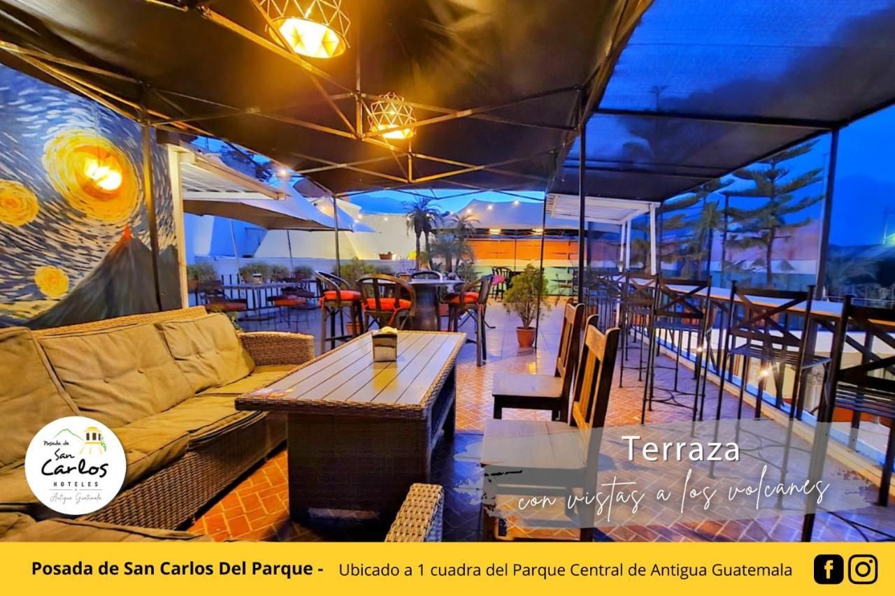 Posada De San Carlos Del Parque Антигуа-Гватемала Экстерьер фото