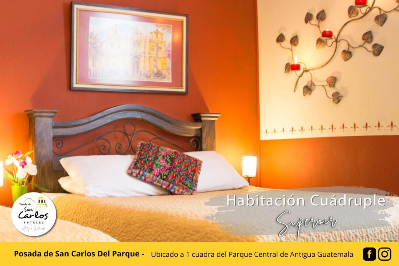 Posada De San Carlos Del Parque Антигуа-Гватемала Экстерьер фото